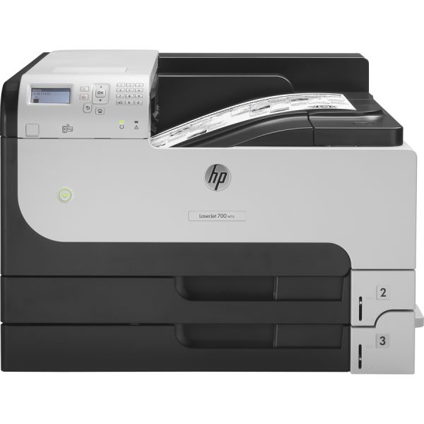 HP LaserJet 700 M712N Desktop Laser Printer - Refurbished - Monochrome - Image 2