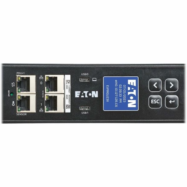 Eaton Universal-Input Managed PDU G4, 208V and 415/240V, 42 Outlets, Input Cable Sold Separately, 72-Inch 0U Vertical - Image 10