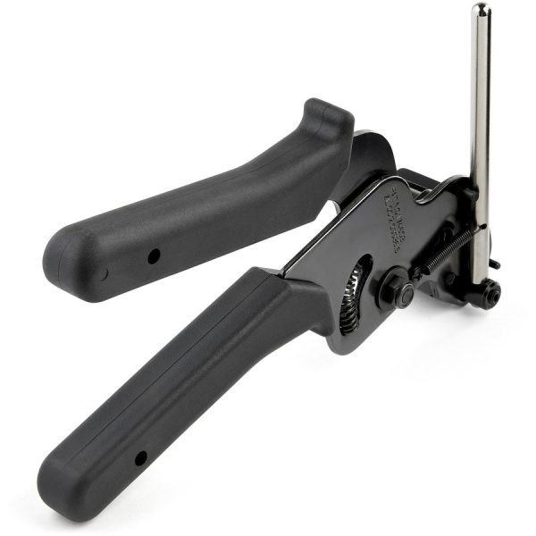 StarTech.com Metal Cable Tie Tool - Metal Ties Tightener Tool - Stainless Steel Zip Tie Wrap Installation Gun - Tensioning & Cutting Tool - Image 2