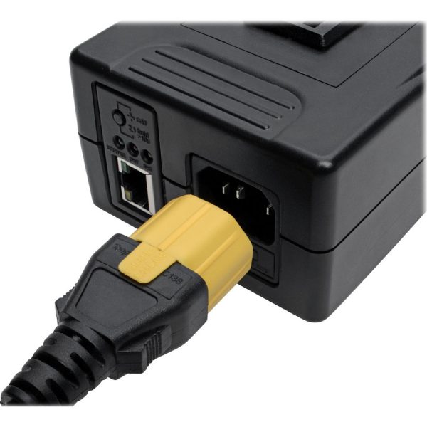 Eaton Tripp Lite Series Plug-Lock Inserts, C13 Power Cord to C14 Outlet, Yellow, 100 Pack - Image 3