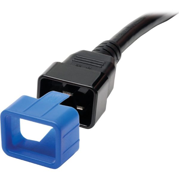 Eaton Tripp Lite Series Plug-Lock Inserts (C20 power cord to C19 outlet), Blue, 100 pack - Image 3