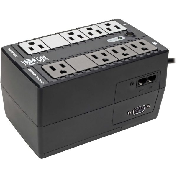 Eaton Tripp Lite Series 550VA 300W Standby UPS - 8 NEMA 5-15R Outlets, 120V, 50/60 Hz, DB9, 5-15P Plug, Desktop/Wall Mount