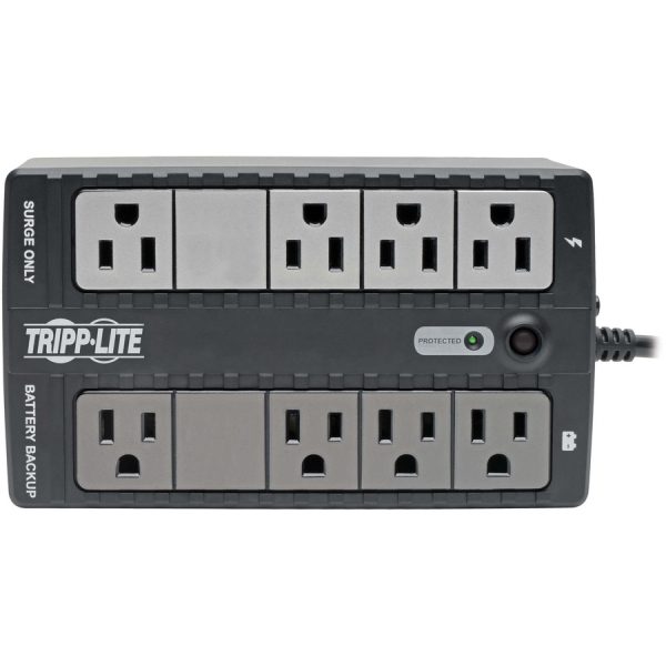 Eaton Tripp Lite Series 550VA 300W Standby UPS - 8 NEMA 5-15R Outlets, 120V, 50/60 Hz, DB9, 5-15P Plug, Desktop/Wall Mount - Image 2