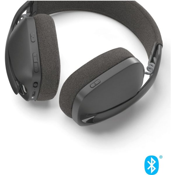Logitech Zone Vibe 100 Lightweight Wireless Over-Ear Headphones, Graphite, 981-001256 - Image 3