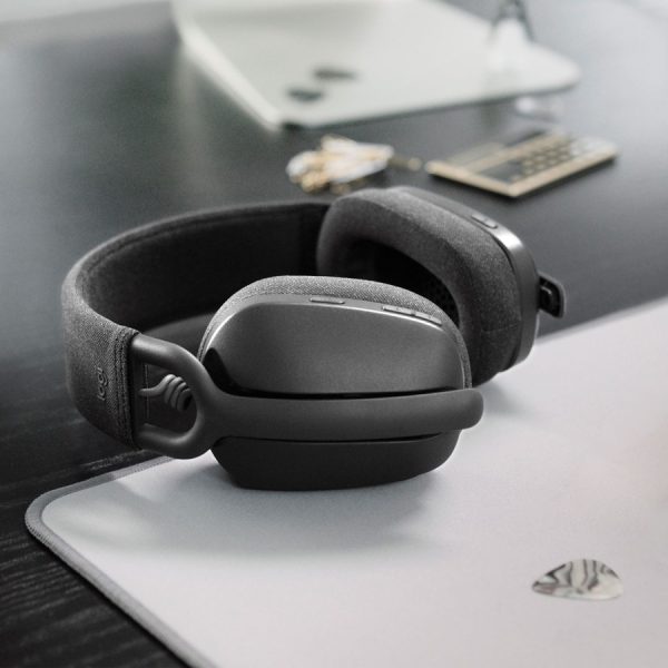 Logitech Zone Vibe 100 Lightweight Wireless Over-Ear Headphones, Graphite, 981-001256 - Image 6
