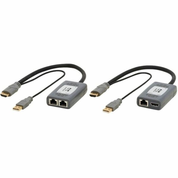 Eaton Tripp Lite Series 1-Port HDMI over Cat6 Extender Kit, Pigtail Transmitter/Receiver, 4K 60 Hz, HDR, 4:4:4, 230 ft. (70.1 m), TAA - Image 2