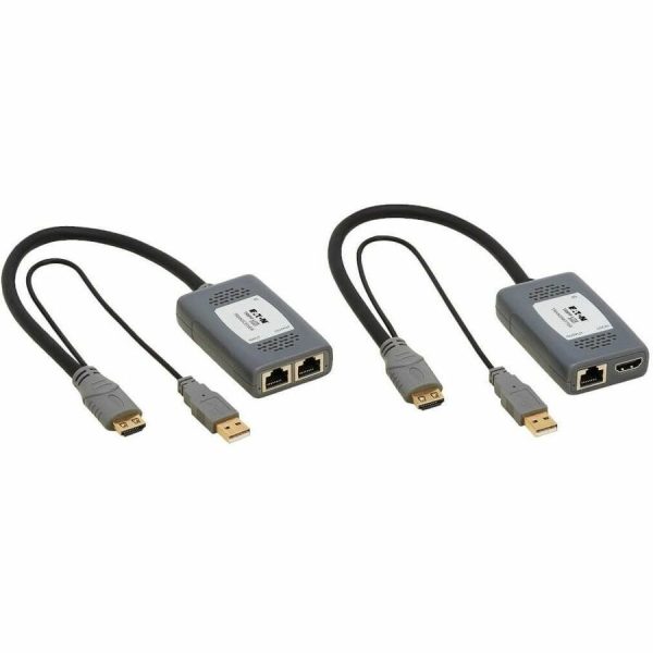 Eaton Tripp Lite Series 1-Port HDMI over Cat6 Extender Kit, Pigtail Transmitter/Receiver, 4K 60 Hz, HDR, 4:4:4, 230 ft. (70.1 m), TAA - Image 8