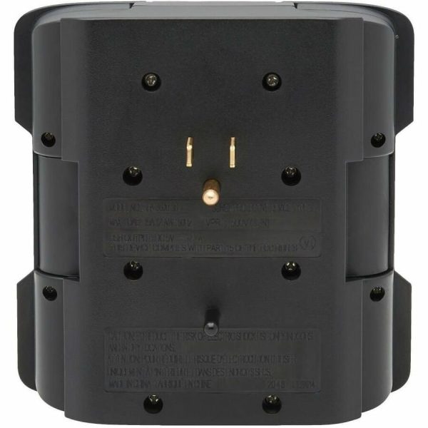 Eaton Tripp Lite Series Safe-IT 5-Outlet Surge Protector, USB-A/USB-C Ports, 5-15P Direct Plug-In, 1050 Joules, Antimicrobial Protection, Black - Image 2