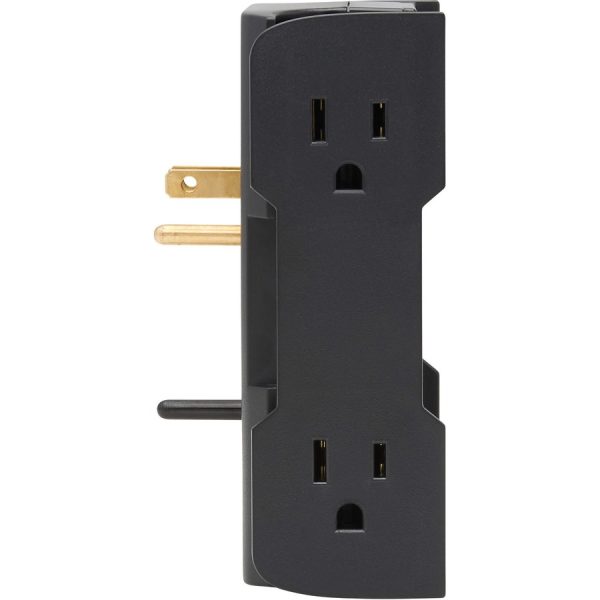 Eaton Tripp Lite Series Safe-IT 5-Outlet Surge Protector, USB-A/USB-C Ports, 5-15P Direct Plug-In, 1050 Joules, Antimicrobial Protection, Black - Image 4