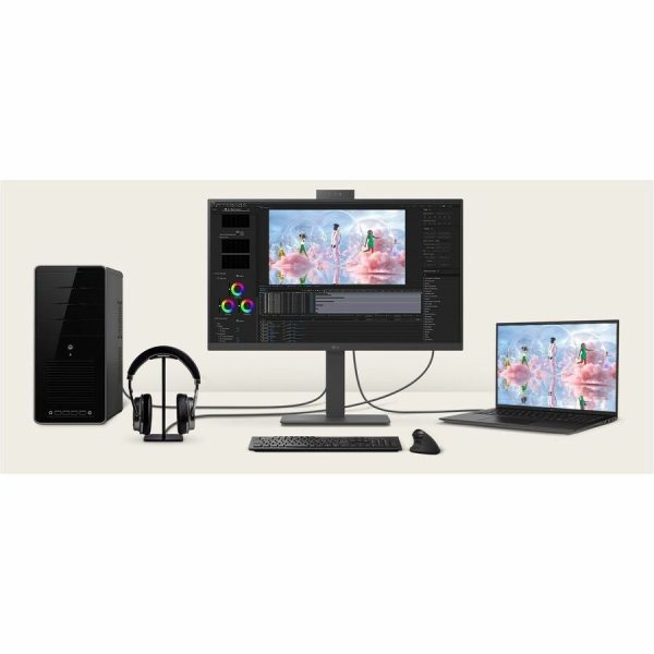LG 27BA850-B 27" Class Webcam Full HD LED Monitor - 16:9 - Textured Black - Image 10