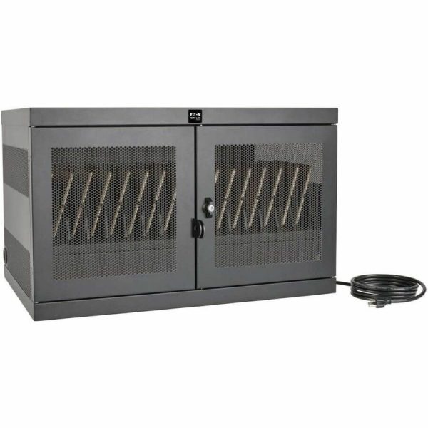 Eaton Tripp Lite Series 16-Device USB Charging Station Cabinet with Sync for iPad and Android Tablets, Wall-Mount and Cart Options, Black - Image 5