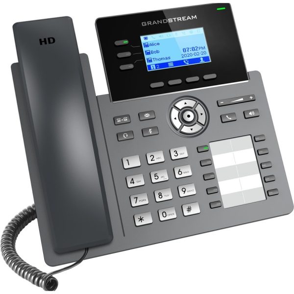 Grandstream GRP2604P IP Phone - Corded - Corded - Wall Mountable, Desktop - Image 4