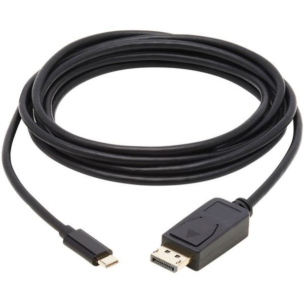 Eaton Tripp Lite Series USB-C to DisplayPort Bi-Directional Active Adapter Cable (M/M), 4K 60 Hz, HDR, Locking DP Connector, 10 ft. (3.1 m) - Image 2