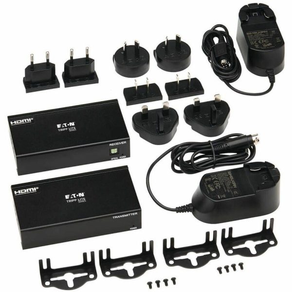 Eaton Tripp Lite Series 2-Port HDMI over Cat6 Extender Kit, Transmitter/Receiver - 4K 60 Hz, HDR, 4:4:4, PoC, 230 ft. (70.1 m), TAA - Image 8