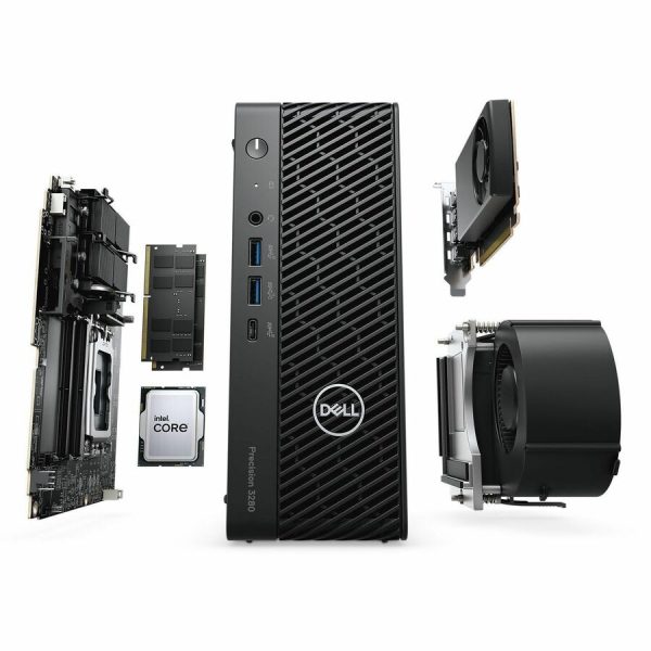 Dell Precision 3000 3280 Workstation - Core i7 14th Gen i7-14700 - vPro Technology - 32 GB - 512 GB SSD - Compact - Black - Image 3