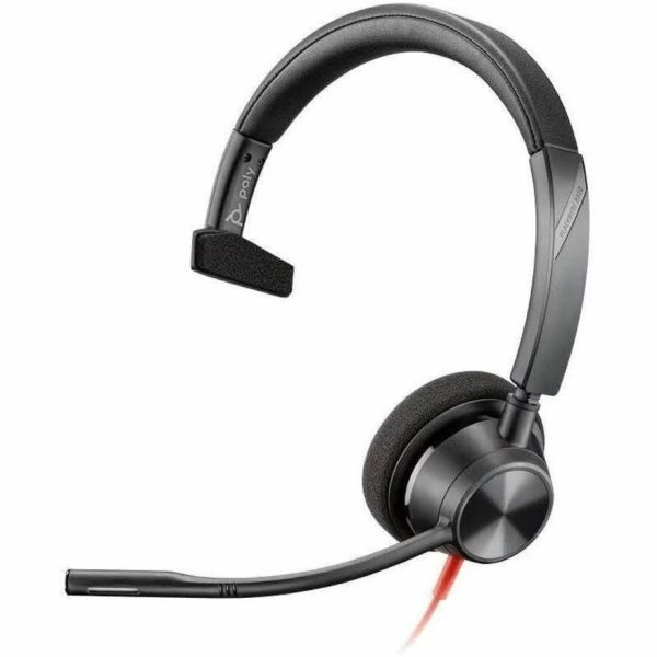 Poly Blackwire 3310 Microsoft Teams Certified Headset +USB-C/A Adapter TAA - Image 2