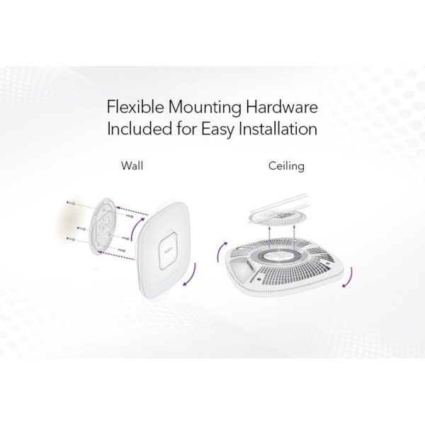 Netgear Business WAX630 Tri Band IEEE 802.11 a/b/g/n/ac/ax/i 6 Gbit/s Wireless Access Point - Indoor - Image 3