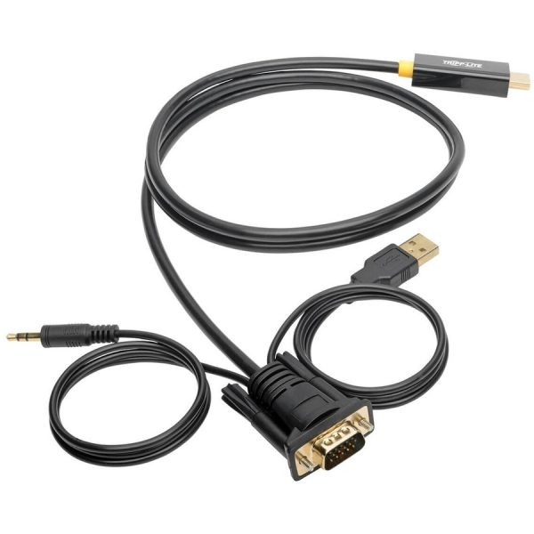 Eaton Tripp Lite Series VGA to HDMI Adapter Cable with Audio and USB Power (M/M), 1080p 60 Hz, 6 ft. (1.8 m) - Image 3