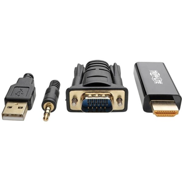 Eaton Tripp Lite Series VGA to HDMI Adapter Cable with Audio and USB Power (M/M), 1080p 60 Hz, 6 ft. (1.8 m) - Image 4