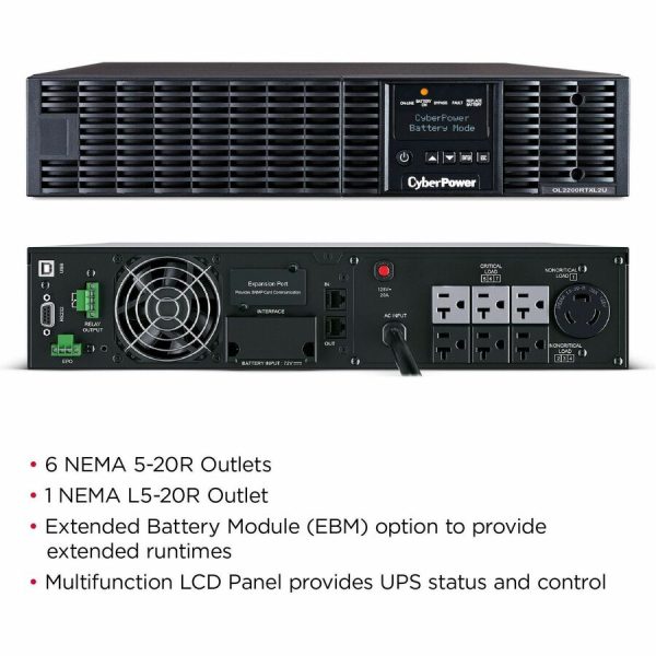 CyberPower OL2200RTXL2U Smart App Online UPS Systems - Image 2