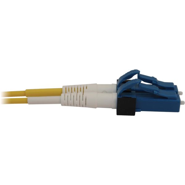 Eaton Tripp Lite Series 400G Duplex Singlemode 9/125 OS2 Switchable Fiber Optic Cable (LC/UPC M/M), LSZH, Yellow, 7 m (23 ft.) - Image 4