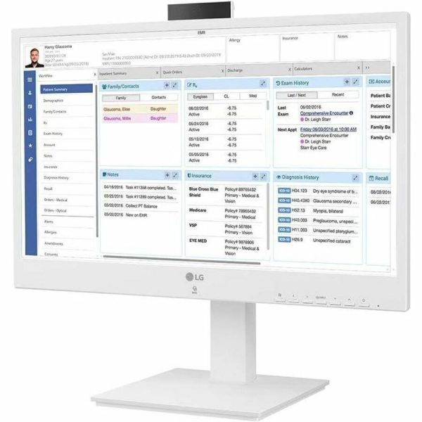 LG 24CR670IK6P All-in-One Thin Client Pentium N6005 Quad-core (4 Core) 2 GHz