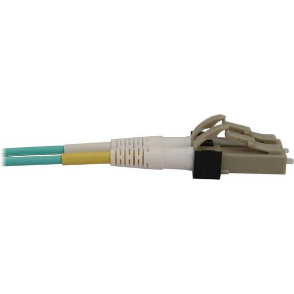 Eaton Tripp Lite Series 400G Multimode 50/125 OM3 Switchable Fiber Optic Cable (Duplex LC-PC M/M), LSZH, Aqua, 4 m (13.1 ft.) - Image 4
