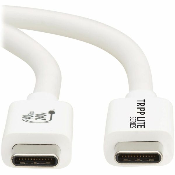 Eaton Tripp Lite Series USB4 40Gbps Cable (M/M) - USB-C, 8K 60 Hz, 240W PD Charging, White, 1 m (3.3 ft.) - Image 3