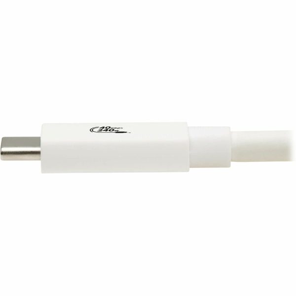Eaton Tripp Lite Series USB4 40Gbps Cable (M/M) - USB-C, 8K 60 Hz, 240W PD Charging, White, 1 m (3.3 ft.) - Image 4