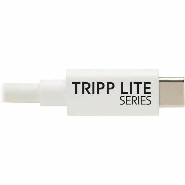 Eaton Tripp Lite Series USB4 40Gbps Cable (M/M) - USB-C, 8K 60 Hz, 240W PD Charging, White, 1 m (3.3 ft.) - Image 5