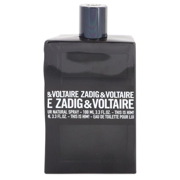Zadig & Voltaire Eau De Toilette Spray (unboxed) 3.4 oz  for Men