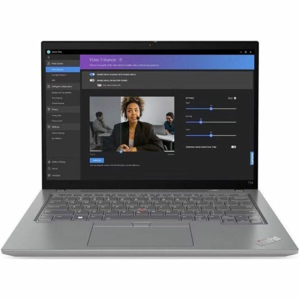 Lenovo ThinkPad T14 Gen 4 21HD0028US 14" Touchscreen Notebook - WUXGA - Intel Core i5 13th Gen i5-1335U - 16 GB - 512 GB SSD - English Keyboard - Storm Gray - Image 3