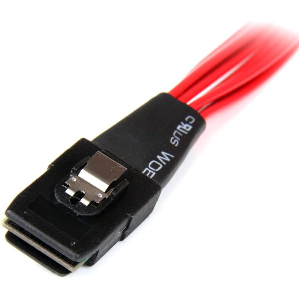 StarTech.com 50cm Internal Serial Attached SCSI Mini SAS Cable - SFF8087 to 4x SFF8482 - Image 2