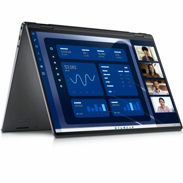 Dell Latitude 9000 9450 14" Touchscreen Convertible 2 in 1 Notebook - QHD+ - Intel Core Ultra 7 165U - vPro Technology - Intel Evo Platform - 32 GB - 512 GB SSD - English (US) Keyboard - Magnetite - Image 10