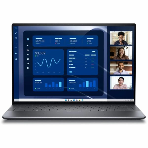 Dell Latitude 9000 9450 14" Touchscreen Convertible 2 in 1 Notebook - QHD+ - Intel Core Ultra 7 165U - vPro Technology - Intel Evo Platform - 32 GB - 512 GB SSD - English (US) Keyboard - Magnetite - Image 11