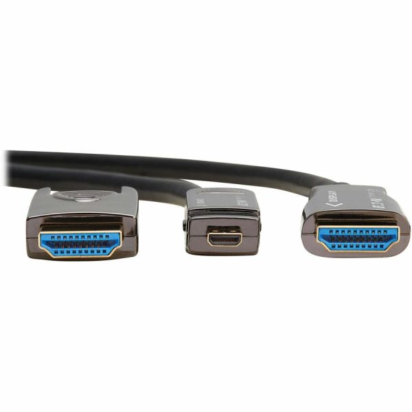 Eaton Tripp Lite series 8K HDMI Fiber Active Optical Cable (AOC) - 8K UHD @ 60 Hz, HDR, Detachable Connector, M/M, Black, 30 m (98 ft.) - Image 5