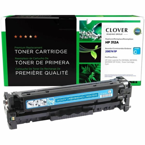 Clover Imaging Remanufactured Cyan Toner Cartridge for HP 312A (CF381A)