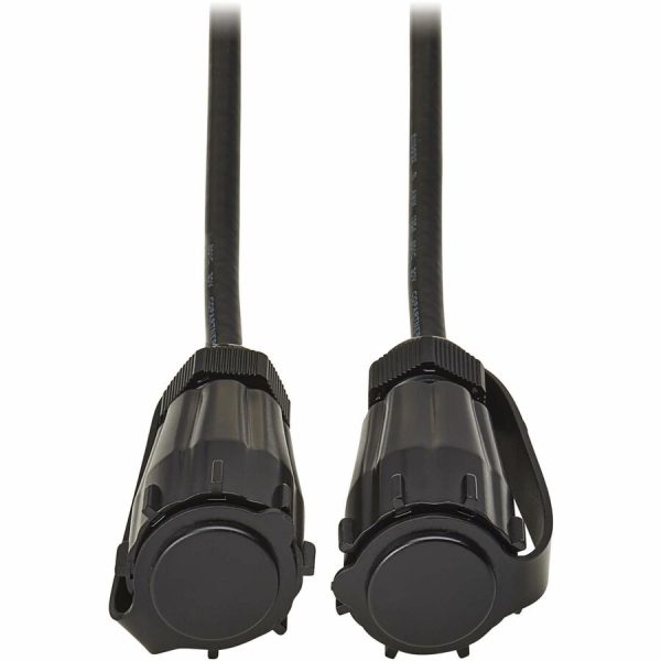 Eaton Tripp Lite Series Rigid Industrial RF Coaxial Cable (M/M) - IP68, BNC Connectors, 10 ft. (3.1 m), Black - Image 3