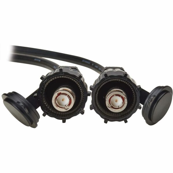 Eaton Tripp Lite Series Rigid Industrial RF Coaxial Cable (M/M) - IP68, BNC Connectors, 10 ft. (3.1 m), Black - Image 4
