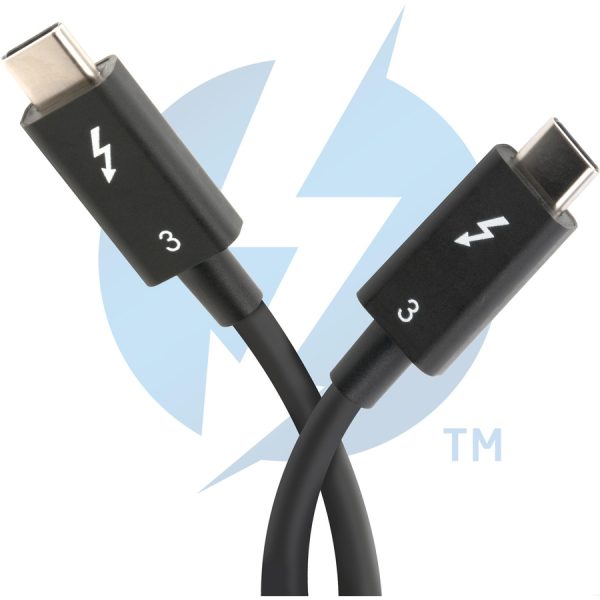 Plugable Thunderbolt 3 Cable 40Gbps Supports 100W (20V, 5A) Charging - Image 2
