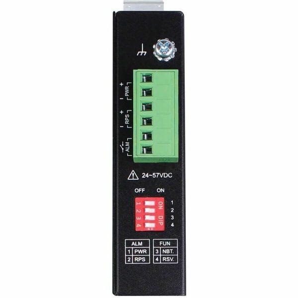 Eaton Tripp Lite Series Industrial Gigabit Ethernet PoE injector, 90W PoE++, 802.3bt, Midspan, -40? to +75?, IP30 housing, Dual 24-57VDC , DIN rail, 1 Port, TAA - Image 4