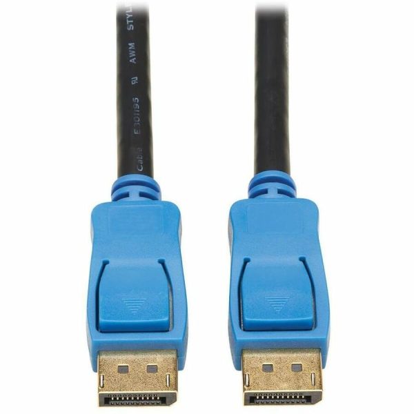 Eaton Tripp Lite Series DisplayPort Cable with Latching Connectors (M/M), 8K 60 Hz, HDR, HBR3, 4:4:4, HDCP 2.2, Black, 6 ft. (1.8 m)