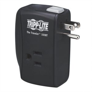 Eaton Tripp Lite Series Protect It! 2-Outlet Portable Surge Protector, Direct Plug-In, 1050 Joules, Ethernet Protection