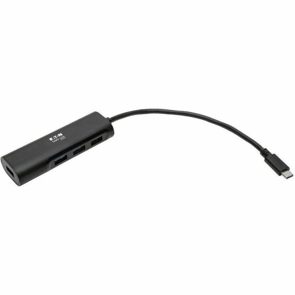 Eaton Tripp Lite Series 4-Port USB-C Hub, USB 3.x (5Gbps), 4x USB-A Ports, Black - Image 8