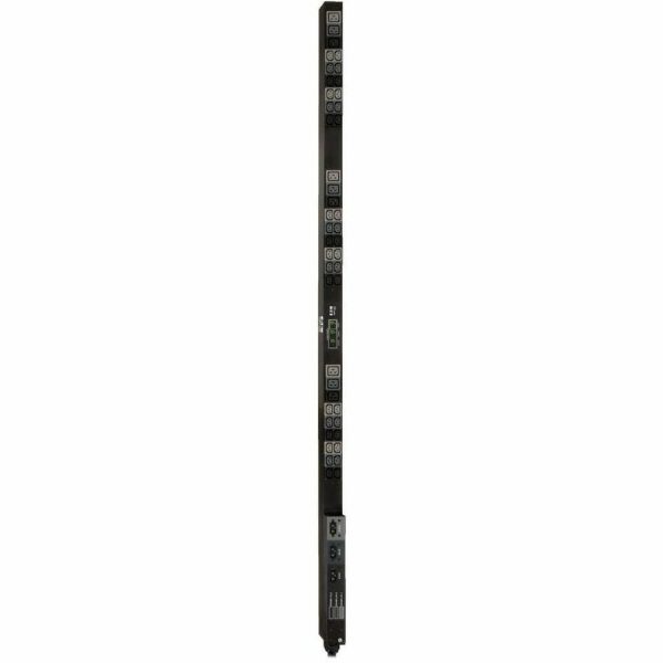 Eaton Tripp Lite Series 12.6kW 3-Phase Local Metered PDU, 208V Outlets (36 C13 & 9 C19) Hubbell 50A CS8365C, 6 ft. (1.83 m) Cord, 0U Vertical, TAA - Image 2