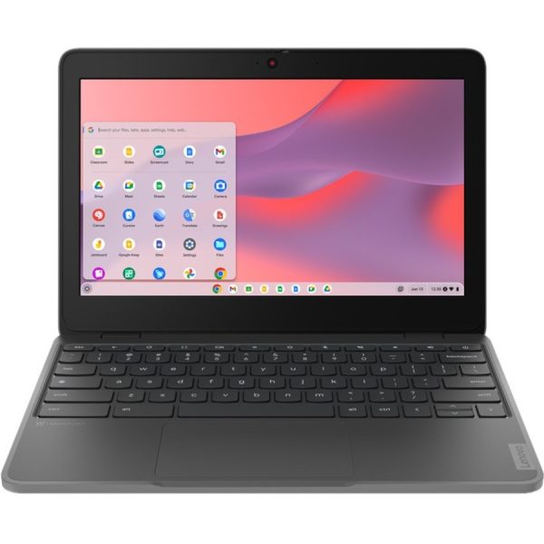 Lenovo 100e Chromebook Gen 4 82W00001US 11.6" Chromebook - HD - Octa-core (ARM Cortex A76 + Cortex A55) - 4 GB - 32 GB Flash Memory - English Keyboard - Graphite Gray - Image 6