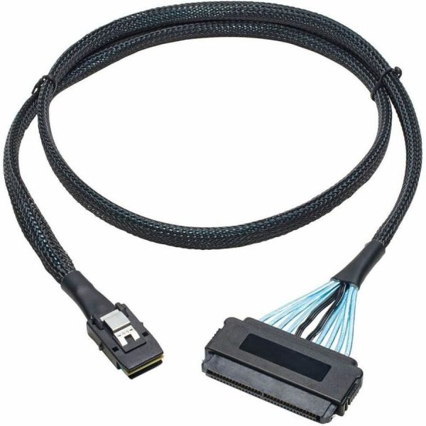 Eaton Tripp Lite Series Internal SAS Cable, mini-SAS (SFF-8087) to 4-in-1 32pin (SFF-8484), 3-ft (0.91 m) - Image 2