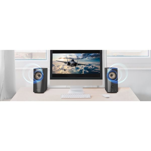 Creative T60 2.0 Bluetooth Speaker System - 30 W RMS - Black - Image 8