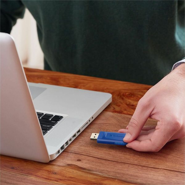 8GB USB Flash Drive - 5pk - Blue - Image 5