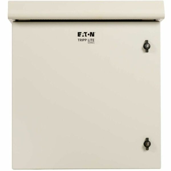Eaton Tripp Lite Series SmartRack Industrial Enclosure - NEMA 3R, Wall Mount, Metal, Locking, Fan With Thermal Switch, 23 in. Depth, 12U, Gray - Image 4